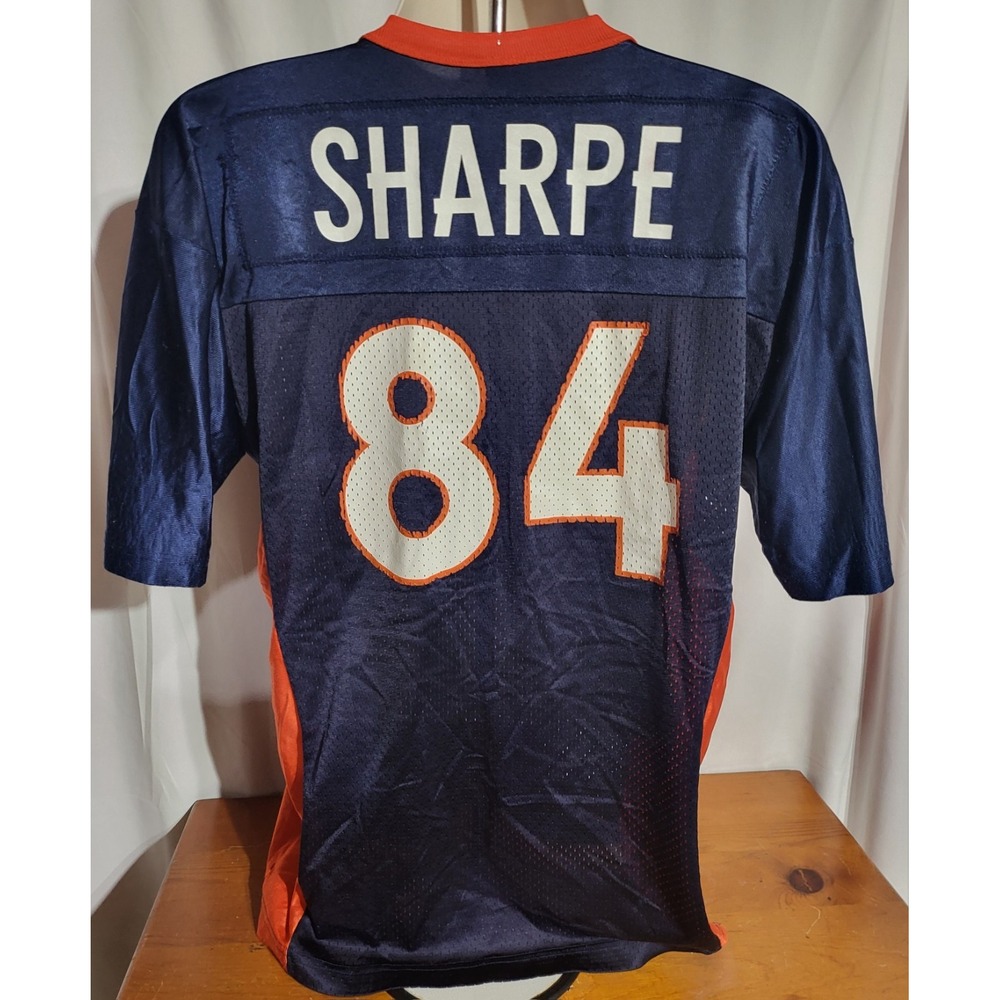 Vintage 90s Champion Denver Broncos Shannon Sharpe Jersey 84 NFL Size 40 Medium - Picture 9 of 9